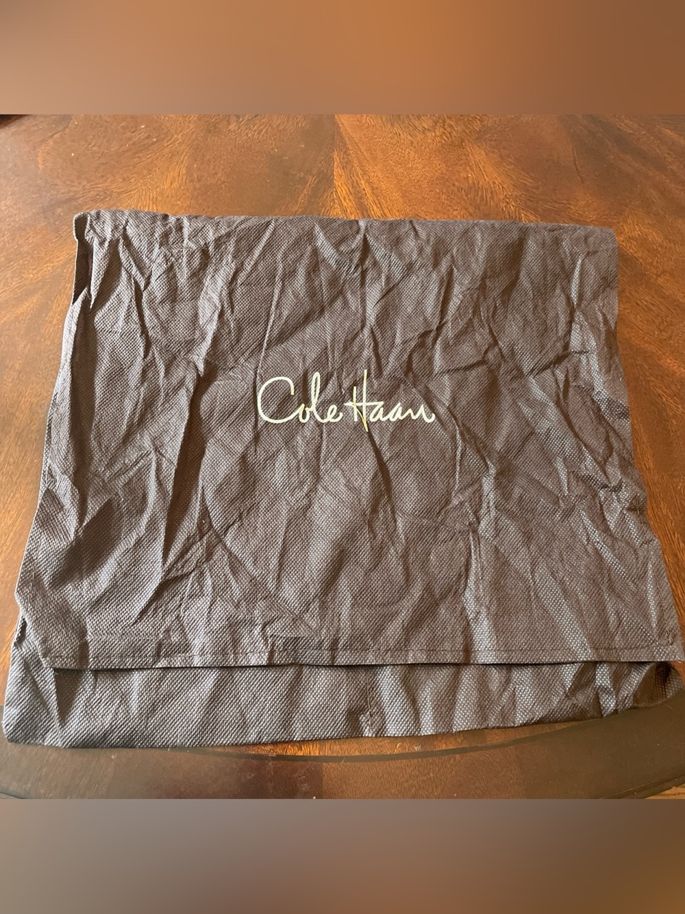 Cole Haan Chocolate Brown Flap Over Shoe Bag